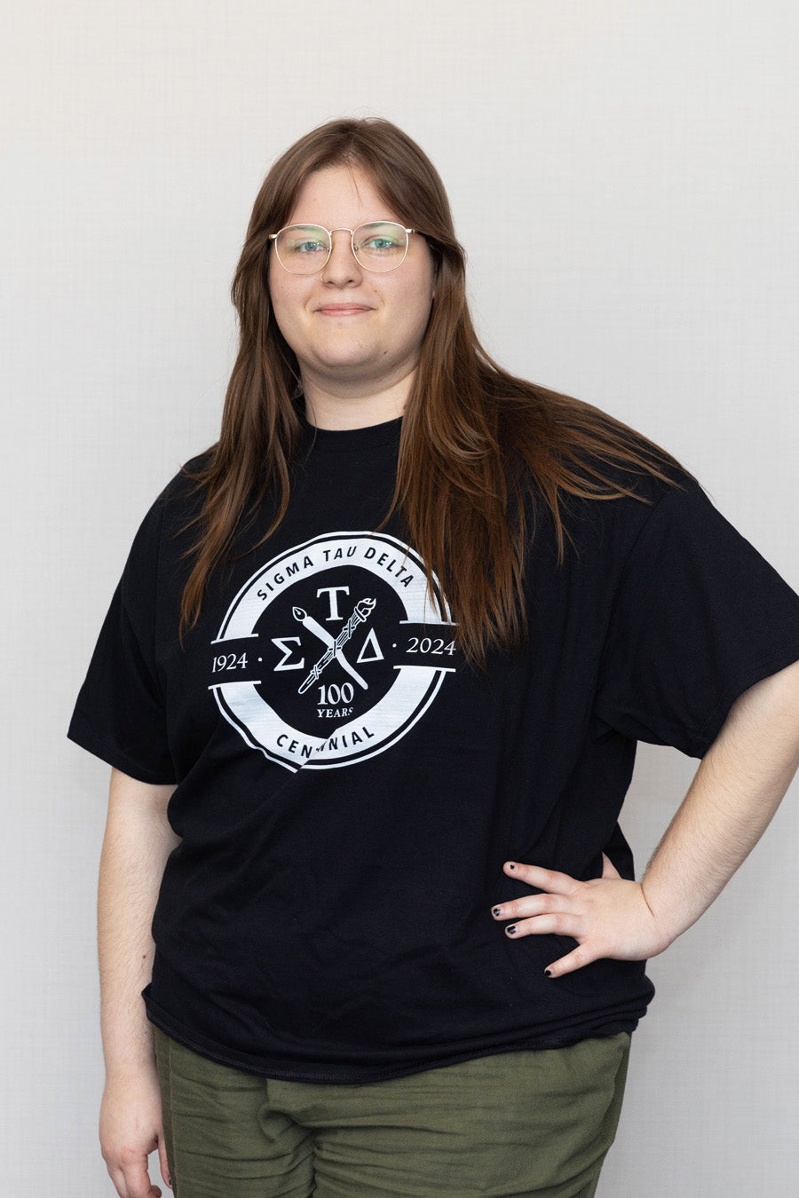 Centennial Logo T-Shirt- Black