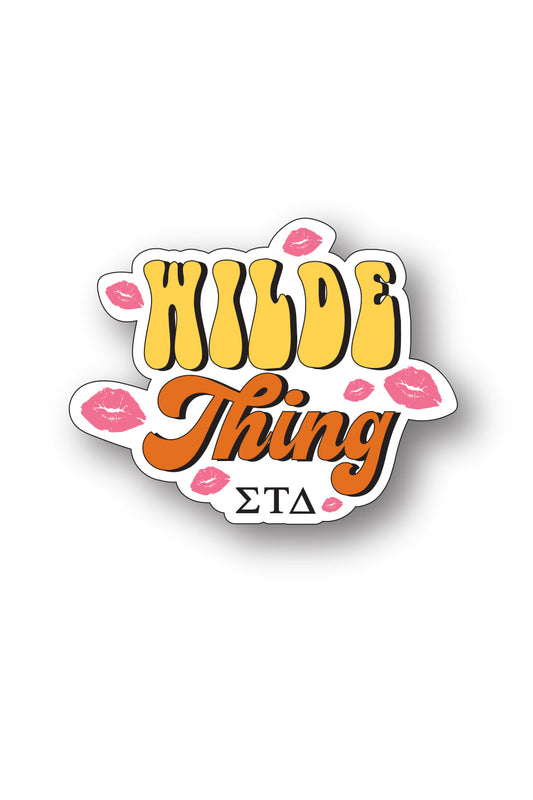 Wilde Thing Sticker
