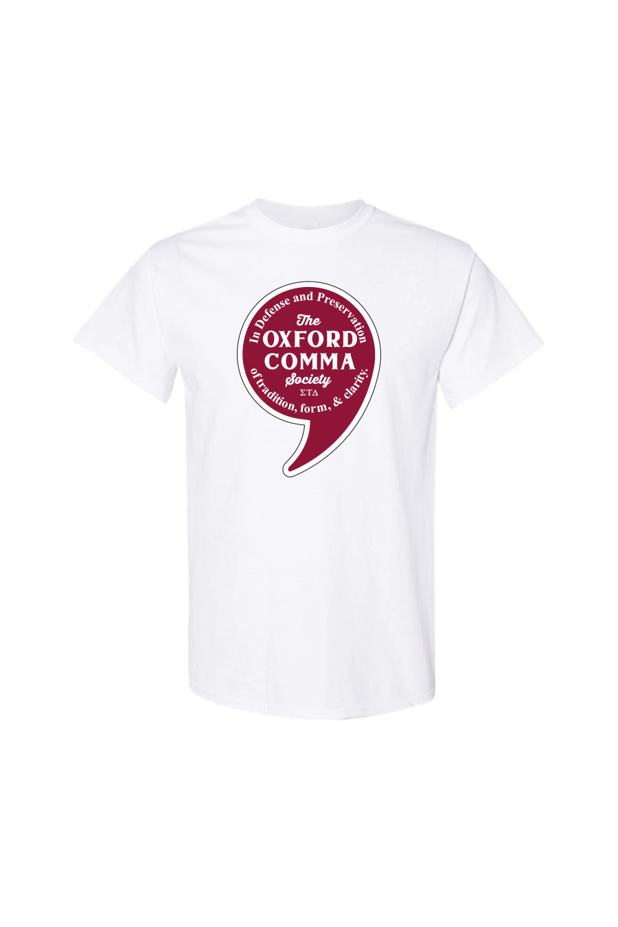 Oxford Comma Society Tee