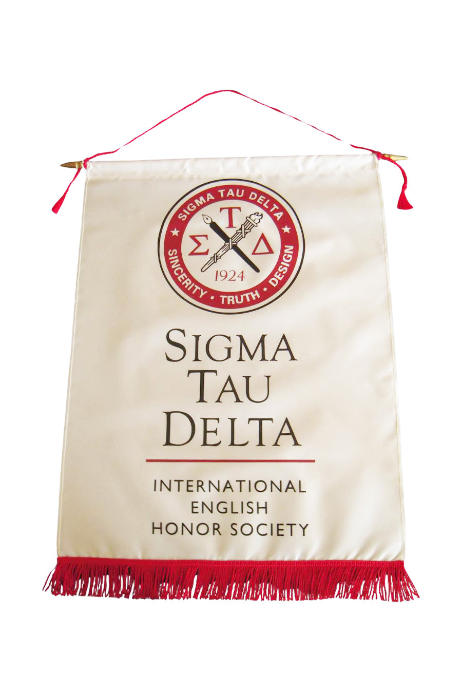 Sigma Tau Delta Satin Banner