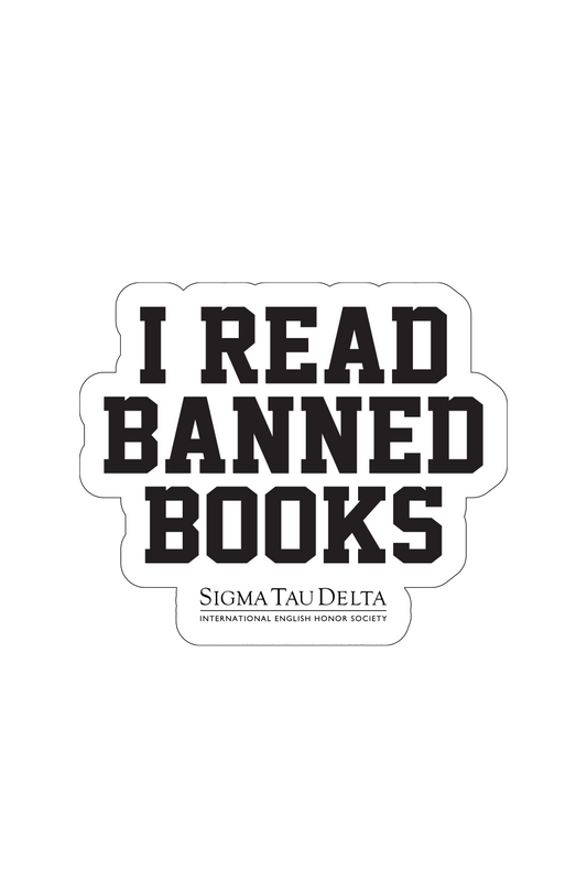 Banned Books Collegiate Sticker