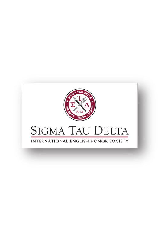 Sigma Tau Delta w/Logo Sticker