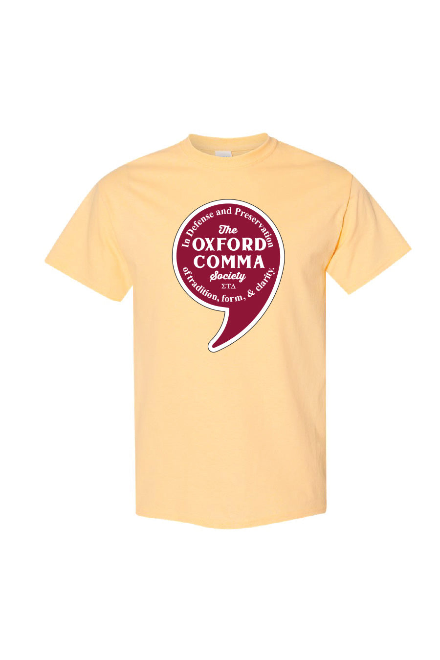Oxford Comma Tee (Multiple Colors Available)