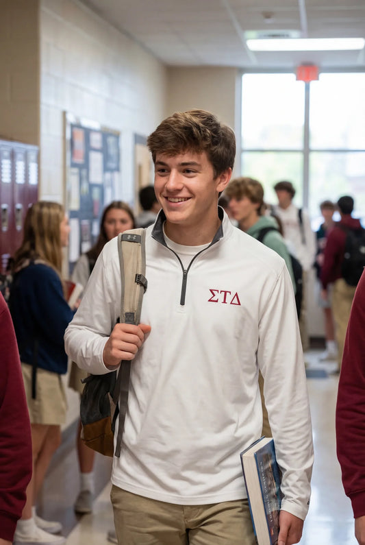 Sigma Tau Delta Letters Performance 1/4 Zip