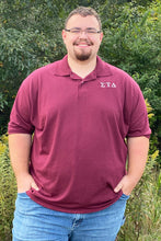 Load image into Gallery viewer, Sigma Tau Delta Letters Polo