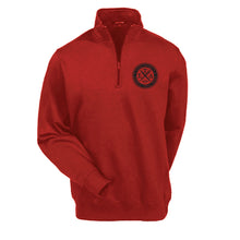 Load image into Gallery viewer, Red 1/4 Zip Sweatshirt
