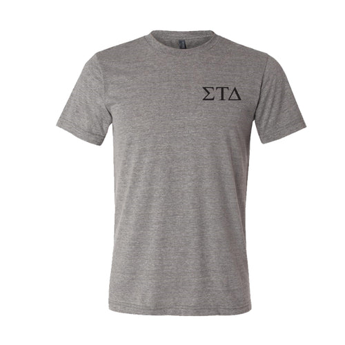 Grey Triblend Short Sleeve Shirt