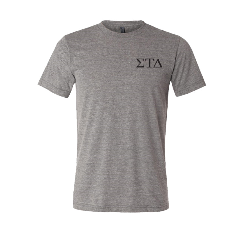 Grey Triblend Short Sleeve Shirt