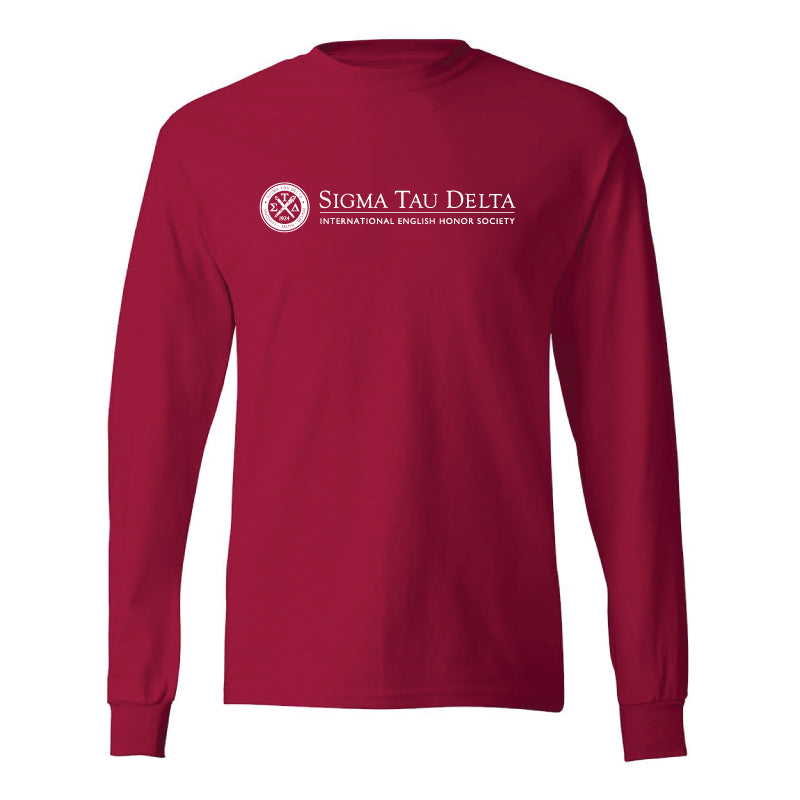 Red Long Sleeve Logo Shirt