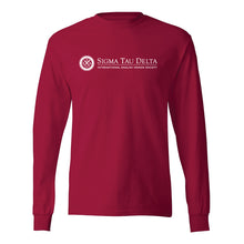 Load image into Gallery viewer, Red Long Sleeve Logo Shirt