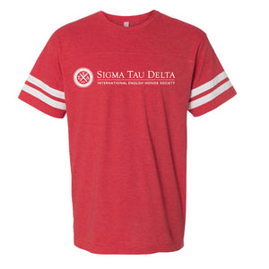 Red Striped Sleeve Shirt