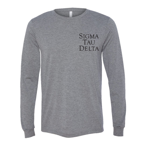 Grey Triblend Long Sleeve Shirt