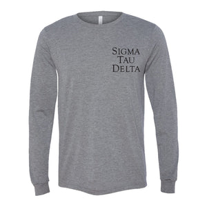 Grey Triblend Long Sleeve Shirt
