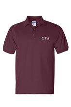 Load image into Gallery viewer, Sigma Tau Delta Letters Polo