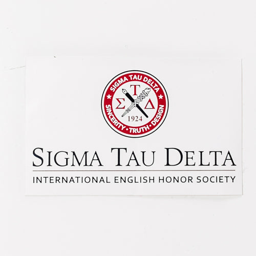 Sigma Tau Delta Logo Sticker