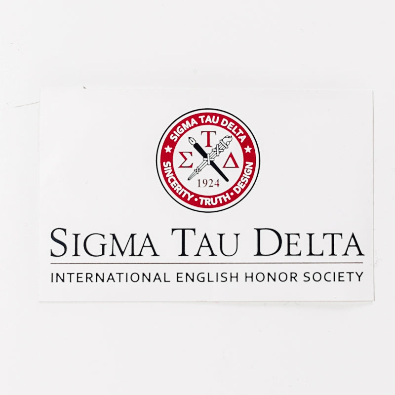 Sigma Tau Delta Logo Sticker